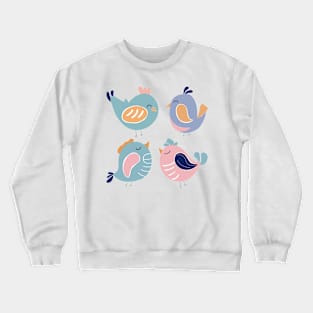 Cheerful birds Crewneck Sweatshirt